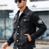 Form-fitting Denim Jacket For Men