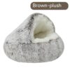 94a9766f-9c20-4107-95dd-528f164b3118_trans.jpeg Pet Cat Bed Semi Enclosed Dog House