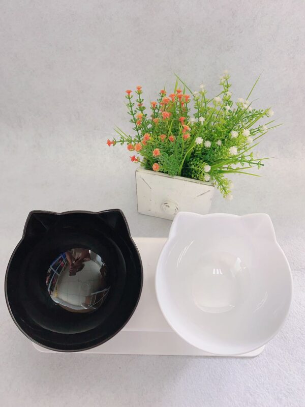 952286772636.jpg Cat Double Bowl Cat Food Bowl Protects Cervical Vertebra