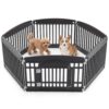 9560c4de-e446-45c9-bfb9-54376c1b61be.jpg Dog Playpen Safe & Secure Indoor-Outdoor Pet Fence -Folding & Portable Ideal For Small To Medium Dogs - Easy To Clean
