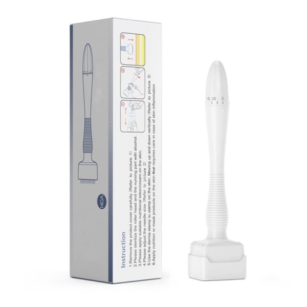 96fefb4f-4a6d-4739-85e6-0d2a952e75e4.jpg Microneedles Derma Roller - Microneedling Stamp 0.25 Mm, Micro Needle Skin Care Tool For Men And Women Home Use