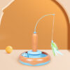 587814560 2 In 1 Pet Cat Toy With Feather For Self-play Cat Turntable Pets Supplies Cat Toy Toys Cats Items Products