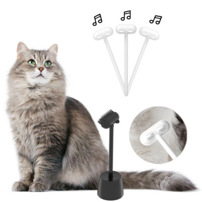 587690196 New Cat Jerk Cat Brush Hair Scraper Hair Removal Scratching Massage Brush Cat Scuffing Brush Toy Pet Supplies