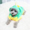587632995 Funny Dinosaur Costume Pet Clothes Teddy Clothes Dog Clothes Cat Pet Supplies