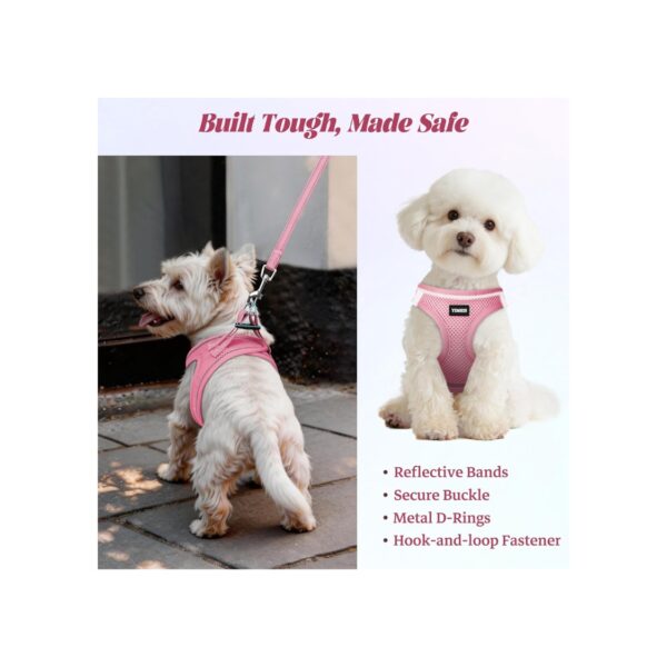 9c4a017c-55cf-46f8-a354-3ef777f1b639.jpg No Pull Dog Puppy Harness And Leash Set Reflective Mesh Vest