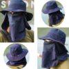 9de72cfc-f544-41e5-a977-d3b545e94524.jpg Wide Brim Sun Hat UV Protection Bucket Cap For Hiking Camping Fishing Safari Men