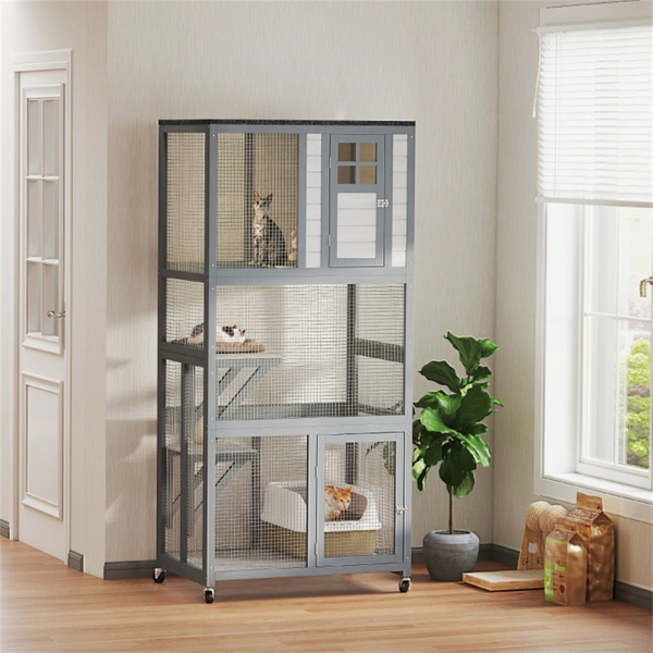 9e3cea29-87a7-4045-b5ff-f88d8a139ccd.jpg Pet Stairs Cat Climbing Tower Cat House