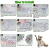 9f13de59-5090-4b7a-b64f-9f0485329fae.jpg 1Pc Humane Cat Trap Cage With Waterproof Cover Gloves Catch Release Live Animal Rodent Cage Collapsible Galvanized Wire For Raccoons Beavers Groundhogs Foxes Armadillos