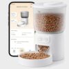 9f824a24-8057-4b01-8cd7-910dab67edee.jpg Waithem Wi-Fi Automatic Cat Feeder, Timed Dry Food Dispenser, App-Programmable Portion Control, Up To 10 Meals Per Day, Dual Power Supply, Suitable For Cats And Small Dogs