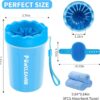 9f9de1c4-709f-4cbe-897a-d1c393c064bf.jpg Professional 7 In 1 Dog Paw Cleaner For Dogs & Cats Includes 1 Portable Paw Washer 1 Bath Brush 2 Dog Toothbrushes And 3 Absorbent Towels Note Fits Paws 1.5 To 2.5 Inches Wide
