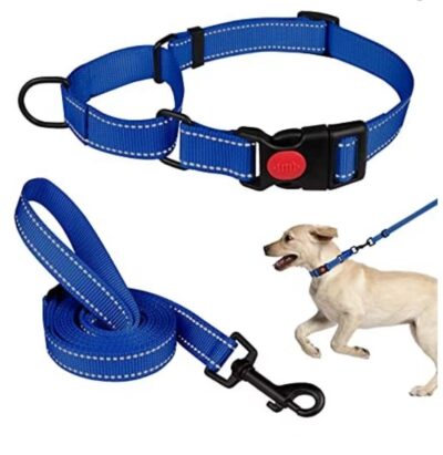 587637695 Collar Pet Supplies Nylon Collar Adjustable Traction Rope Reflective Collar Set Dog Leash