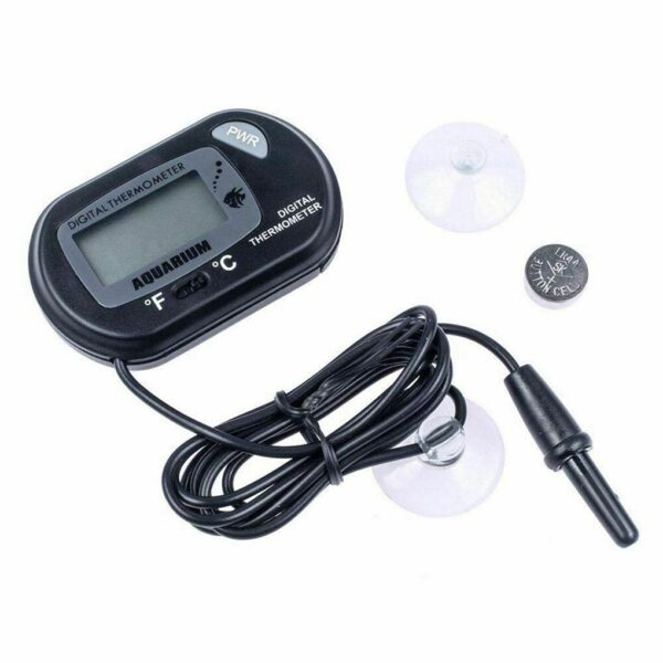 587690634 LCD Digital Aquarium Thermometer Fish Tank Water Temperature Meter Aquarium Temp Detector Fish Alarm Pet Supplies Tool Aquatic