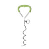 587639503 Outdoor Pet Supplies Dog Stake Chrome Plated Spiral Ground Anchor Dog Tether Factory Direct Stock