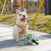 Pet Football Dog Football Toy Supplies Outdoor Multi functional Interactive Dog Ball with Rope