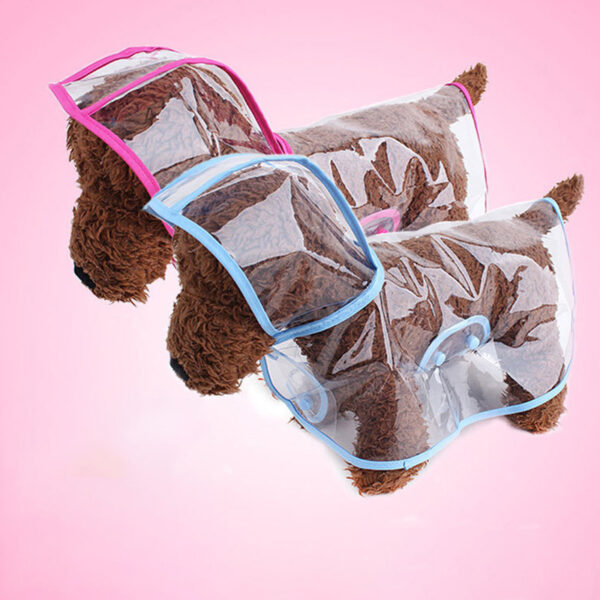 587632794 Pet Supplies Dog Raincoat Teddy Small And Medium-Sized Dogs New Transparent Plastic Fashion Poncho Pet Raincoat