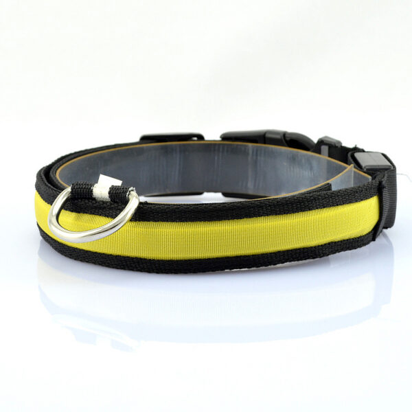 587814168 LED Pet Luminous Collar USB Charging Collar Teddy Luminous Neck Sleeve Small Large Dog And Cat Supplies