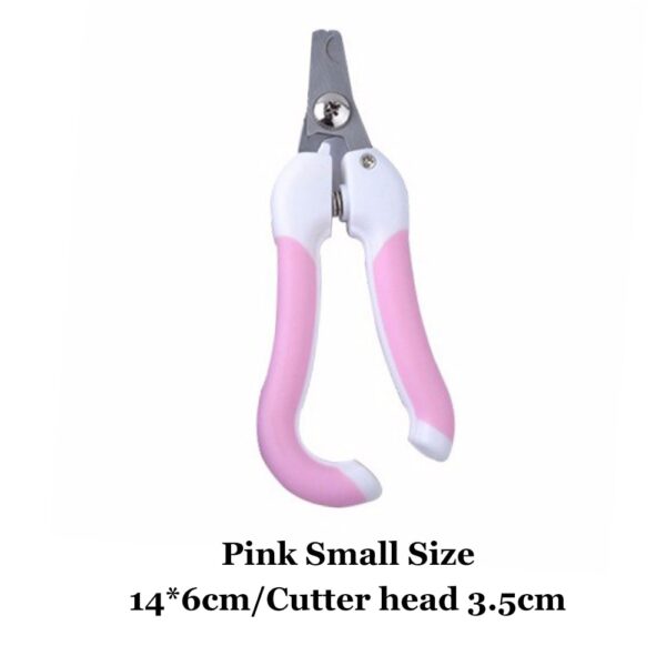 587690903 Professional Pet Nail Clippers Dog Cat Stainless Steel Two-color Labor-Saving Nail Clippers Convenient Beauty Cleaning Supplies