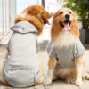 Autumn And Winter Fleece Golden Hair Zipper Pocket Sweater Small And Medium-Sized Dogs And Cats Clothes Fighting Pet Supplies