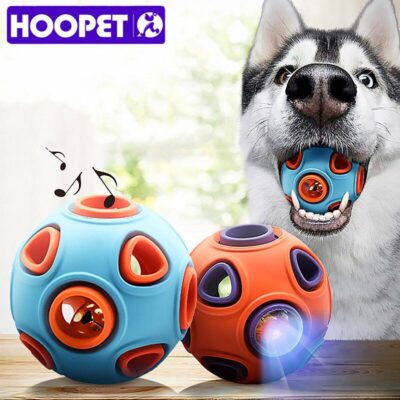 587690777 HOOPET Pet Dog Toys Toy Funny Interactive Ball Dog Chew Toy For Dog Ball Of Food Rubber Balls Pets Supplies