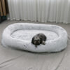587638099 Dog Kennel For Human Use Warm In Winter Removable And Washable Large Sponge Mat Human Sleeping Pad Pet Supplies