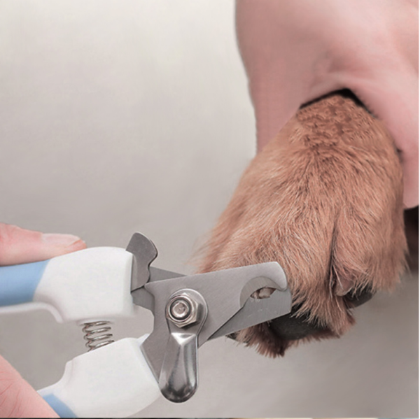 587690901 Professional Pet Nail Clippers Dog Cat Stainless Steel Two-color Labor-Saving Nail Clippers Convenient Beauty Cleaning Supplies