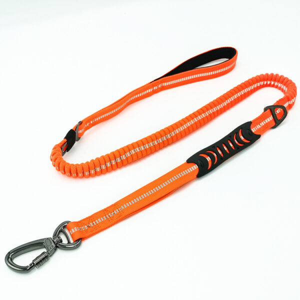 2.5*135CM New Pet Supplies Factory Elastic Dog Leash with Reflective Car Safety Belt for Dogs