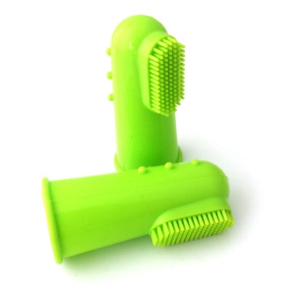 Pet Toothbrush Silicone Finger Dog Toothbrush Cat Finger Sets Brushing Teeth Oral Cleaning Supplies