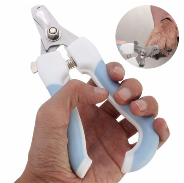 587690899 Professional Pet Nail Clippers Dog Cat Stainless Steel Two-color Labor-Saving Nail Clippers Convenient Beauty Cleaning Supplies