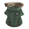 587625801 Pet Dog Supplies Winter Padded Dog Clothes Chest and Back Zipper Jacket Pet Clothes Chest and Back