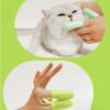 587690284 New Dog Toothbrush Double Fingers Pet Supplies Teeth Cleaning Finger Sleeves Oral Cleaning Tools Puppy Accessories Useful Gadget