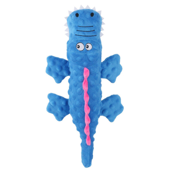 587813443 New Pet Plush Toys Voice Crocodile Grinding Teeth Resistant Cute Cartoon Dog Toys Pet Supplies