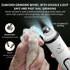 587690381 M5 Pet Nail Polisher High Power LED Double Lamp Blood Line Electric Charging Nail Clipper Cat And Dog Manicure Supplies