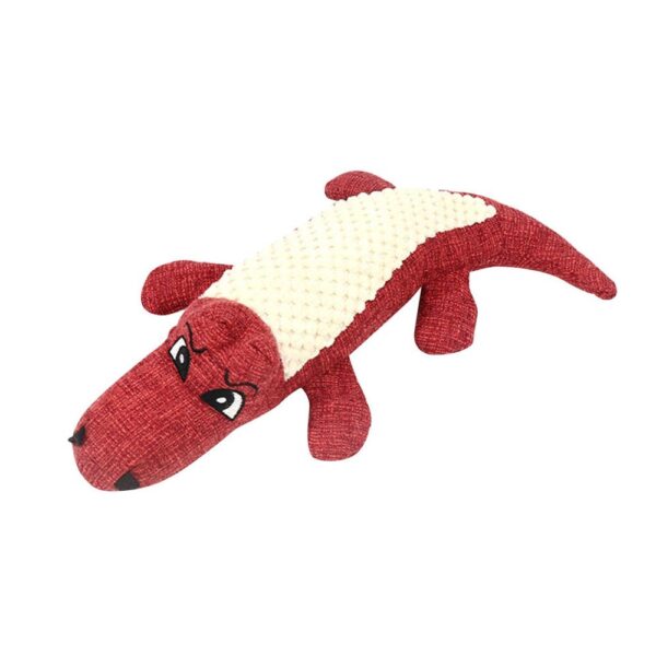 587690762 Fast delivery New Pet Dog Toy Linen Plush Animal Toy Dog Chew Squeaky Noise Cleaning Teeth Toy Chew Training Supplies