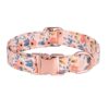 Sunflower Pet Collar Cotton Breathable Dog Collar Zou Ju Printed Neck Ring Pet Supplies