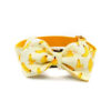 Yellow Banana Dog Traction Rope Pet Collar Pet Supplies Can Be Engraved With Gold Metal Buckle 1.5m Rope