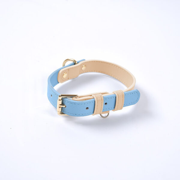 587632831 Genuine Leather Pet Dog Cat Collar Leash Dog Rope Dog Chain Dog Belt Pet Supplies