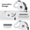 Pet Automatic Retractable Dog Leash Retractable Pet Supplies Reflective Dog Walking Rope Explosion-Proof Punch Not Stuck Rope