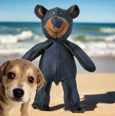 587689834 Mighty Bear Pet Soundmaking Toy Plush Interactive Dog Toy Grinding Cleaning Teeth Anti Bite Abreact Plaything Bear Pets Supplies
