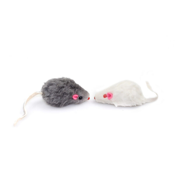 Pet Supplies 12pcs Simulated Rabbit Skin Mouse Combination Cat and Dog Toys