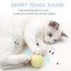 587635547 Smart Cat Toys Interactive Ball Catnip Cat Training Toy Pet Playing Ball Pet Squeaky Supplies Products Toy for Cats Kitten Kitty