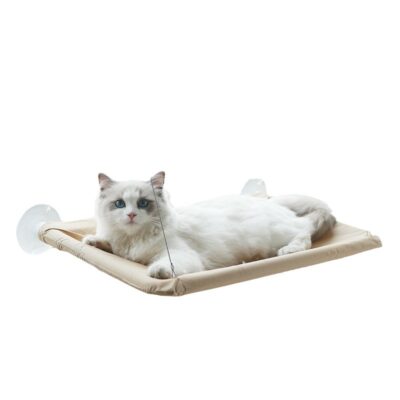 587813848 Upgrade cat hammock four season pet bed suction cup hanging cat bed folding window sill cat bed pet supplies