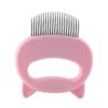 587690578 Elastic Soft Needle Comb Pet Hair Removal Massaging Shell Comb Cat Massage Brush Kitten Grooming Shedding Tools Bathing Supplies