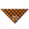 Tanpopo Cotton Plaid Thanksgiving Pet Bandana Pet Scarf Pet Bib
