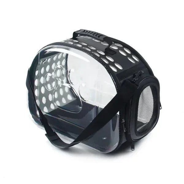 587813692 Pet Cat Carrier Bag Foldable Transparent Cage Portable Travel Breathable Cat Transport Bag Basket Backpack Handbag Pet Supplies