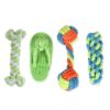 Pet Supplies Dog Cotton Rope Toy Tooth Grinding and Tooth Cleaning Dog Bite Rope Combination Set