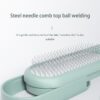 587690554 Double-Sided Hair Removal Massage Cat And Dog Comb Cleaning And Grooming Combing Stainless Steel Knot Opening Tool Pet Supplies