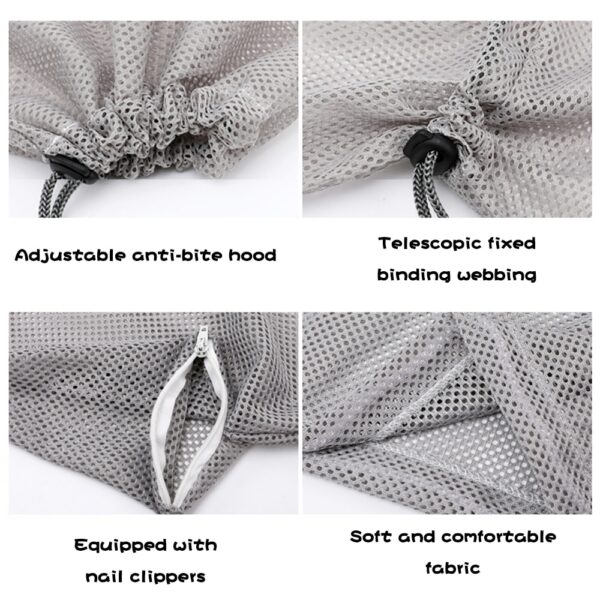 587690593 Mash Cat Grooming Bag Polyester Wash Bag Cat Accessories Pet Products Cleaning Supplies Dog Carrier Nail NailS Adjustable Bath