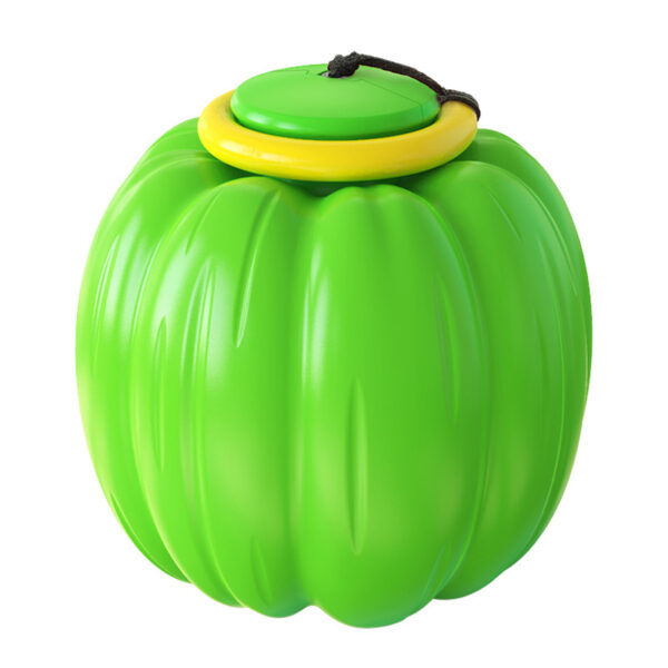 Pet Supplies Dog Molars Bite Resistant Ball Pumpkin Hand Throwing Elastic Toy Ball