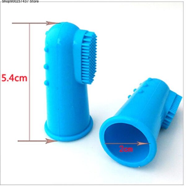Pet Toothbrush Silicone Finger Dog Toothbrush Cat Finger Sets Brushing Teeth Oral Cleaning Supplies