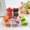 587690412 Summer Breathable Non-Slip Pet Shoes Reflective Mesh Hollowed Out Comfortable Than Bear Small Dog Foot Cover Dog Supplies